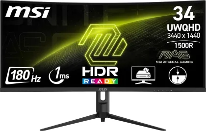MSI MAG 342CQR E2 34 inch UWQHD Curved Gaming Monitor