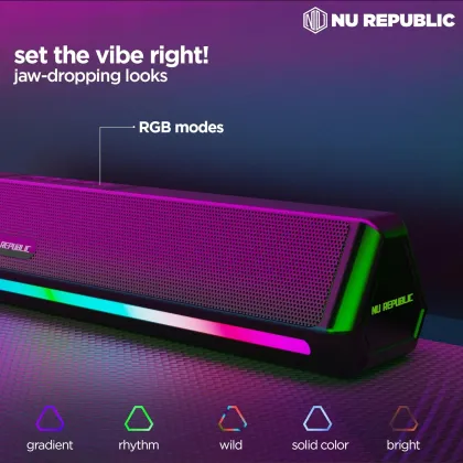 Nu Republic Party Box 240 24W Bluetooth Soundbar