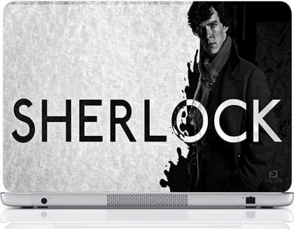 Finest Sherlock Vinyl Laptop Decal (All Laptops with screen size upto 15.6inch)