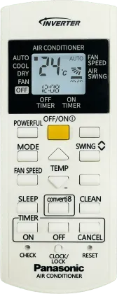 Panasonic CS/CU-EU18CKY3F 1.5 Ton 3 Star 2026 Inverter Split AC