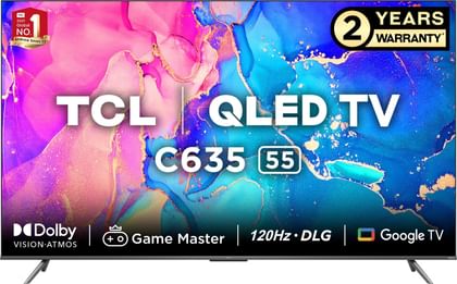 TCL 55C635 55 inch Ultra HD 4K Smart QLED TV