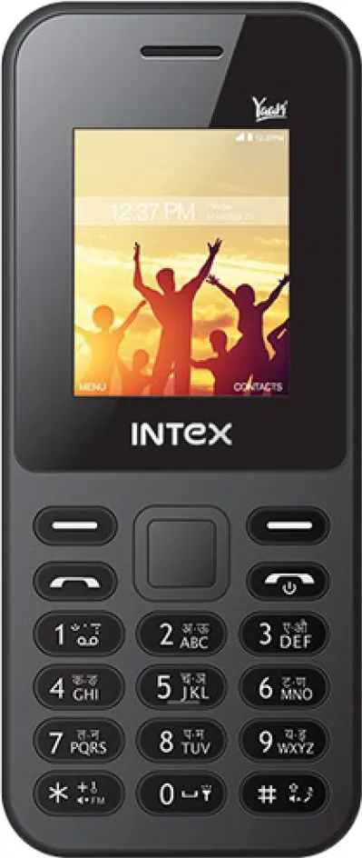 SIMフリー スマートフォン 端末 Intex Yaari (Black)- Unlocked International Model, No Warranty シャープ コードレス 電話機 コンパクトタイプ 親機コードレス