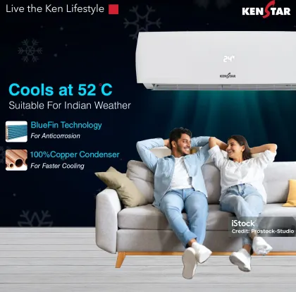 Kenstar 153IBP25WKS 1.5 Ton 3 Star 2025 Inverter Split AC