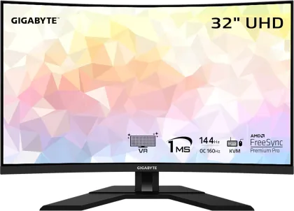 Gigabyte M32UC 31.5 Inch UHD 4K Curved Gaming Monitor