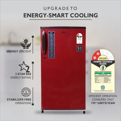 MarQ By Flipkart 165BD2MQ24-SW 167 L 2 Star Single Door Refrigerator
