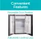 BLACK+DECKER BCRK25B 2.5 Cu Ft Single Door Mini Refrigerator