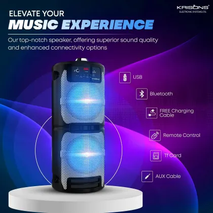 Krisons Cylender 222 50W Portable Speaker