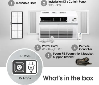 LG LW1024RD 10000 BTU 115V Window AC