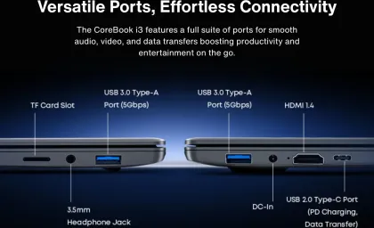 Chuwi CoreBook X i3 Laptop (10th Gen Core i3/ 8GB/ 256GB SSD/ Win 11)