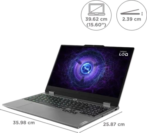 Lenovo LOQ 15IRX9 83DV01JXIN Gaming Laptop (13th Gen Core i5/ 16GB/ 512GB SSD/ Win11/ 6GB RTX3050)