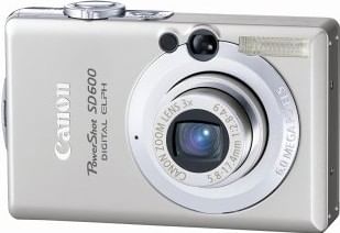Canon PowerShot SD600 6MP Digital Elph Camera
