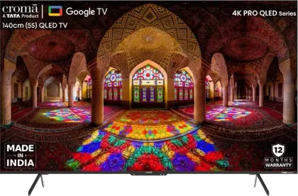 Croma CREL055UGC024603 55 inch Ultra HD 4K Smart QLED TV