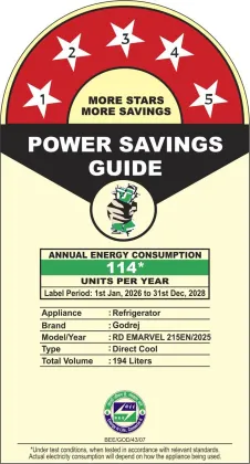 Godrej RD EMARVEL 215EN THI 194 L 5 Star Single Door Refrigerator