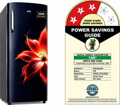 IFB IFBDC-277CIBA 251 L 3 Star Single Door Refrigerator