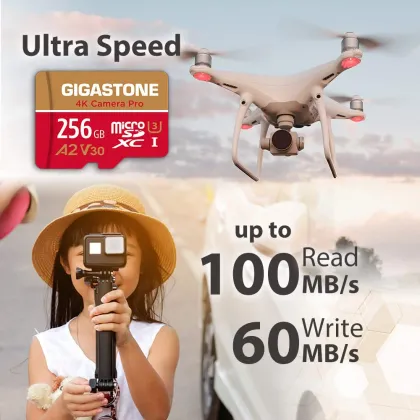 Gigastone ‎4K Camera Pro 256GB Micro SDXC UHS-1 Memory Card - image 3