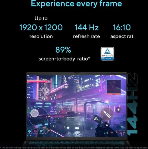 Asus Gaming V16 V3607VM-RP057WS Laptop (Intel Core 7 240H/ 16GB/ 512GB SSD/ Win11 / 8GB RTX 5060 Graph)