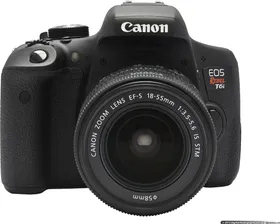 Canon EOS Rebel T6i DSLR Camera (EF-S 18-55mm + 55-250mm Lens)