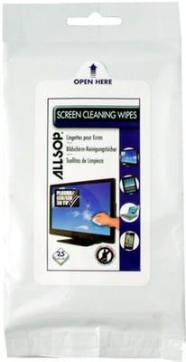 Allsop Screen Cleaning Wipes - 25 Pack for Cameras, Tablet, Computers (5462)
