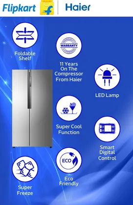 Haier HRF-618SS 565 L Side by Side Refrigerator