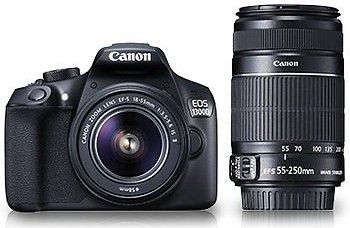 Canon EOS 1300D DSLR Camera (EF-S 18-55 IS II + 55-250 IS II) Best ...
