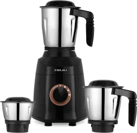 Bajaj Military Series Finesse 750W Mixer Grinder (3 Jars)