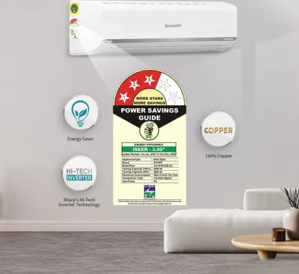 Sharp AH-SI19V3B-GC 1.5 Ton 3 Star Inverter Split AC