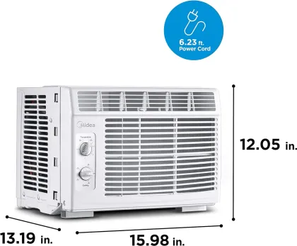 Midea MAW05M1BWT 5000 BTU Window AC