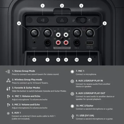 Samsung MX-ST40F Bluetooth Speaker