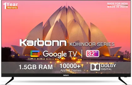 Karbonn Kohinoor Series KJSW32GSHD 32 inch HD Ready Smart LED TV