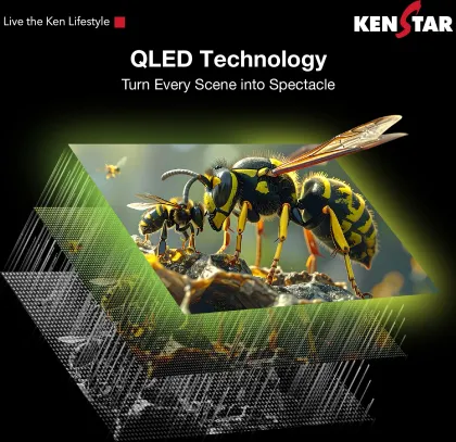 Kenstar 32HDCQKAWCQ 32 inch HD Ready Smart QLED TV
