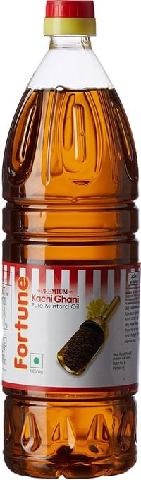 Fortune Kachi Ghani Pure Mustard Oil 1L