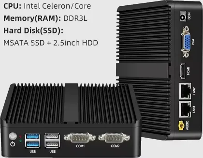 Skullsaints Onyx Lite Mini PC (Intel Celeron 3205U/ 4 GB RAM/ 128 GB SSD/ Linux) - image 3