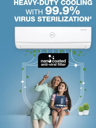 Godrej GIC 18TTC3-GVA 1.5 Ton 3 Star 2021 Inverter Split AC