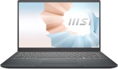 HP 15s-fr4000TU Laptop vs MSI Modern 14 B11MOU-861IN Laptop