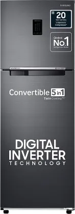 Samsung RT37C4523BX 322 L 3 Star Double Door Refrigerator
