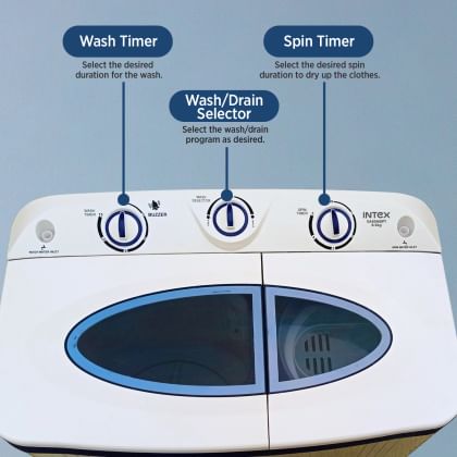 Intex SA65NBPT 6.5 Kg Semi Automatic Washing Machine