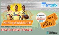 Shop & Get a chance to win 2 Couple IPL Tickets For CSK Match on 8th May