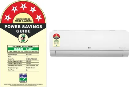 LG US-Q19JWZE 1.5 Ton 5 Star 2025 Dual Inverter Split AC