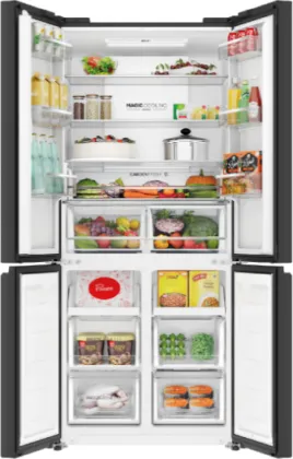 Haier HRB-600MP 520 L 3 Star French Door Refrigerator (Vouge Lumiere)
