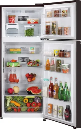 LG GL-T422VRSX 423L 3 Star Double Door Refrigerator