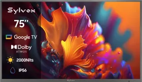 SYLVOX Pool Pro QLED 3.0 75 inch Ultra HD 4K Smart Outdoor TV