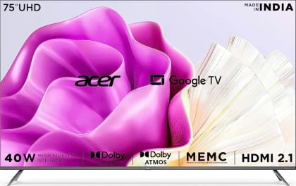 Acer I Series 75 inch Ultra HD 4K Smart LED TV (AR75GR2851UDFL)