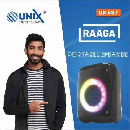 Unix RAAGA UX-887 10W Bluetooth Speaker
