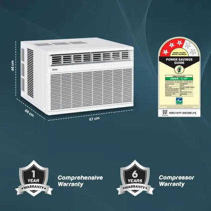 Haier HWU18TF-EW3BE-FS 1.5 Ton 3 Star Window AC