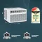 Haier HWU18TF-EW3BE-FS 1.5 Ton 3 Star Window AC