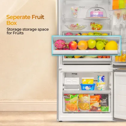 Haier HEB-362TSA-P 355 L 2 Star Double Door Refrigerator