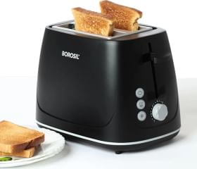 Borosil BTO01 Krispy 750W Pop Up Toaster