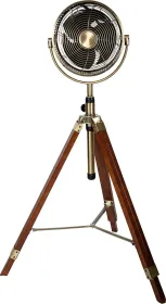 Aerpointfans Havana Antique 16 inch 3 Blade Pedestal Tripod Fan