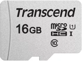 Transcend 300S 16 GB MicroSDHC Class 10 95 MB/s Memory Card