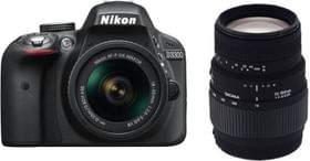 Nikon D3300 DSLR Camera With Sigma 70-300mm Lens